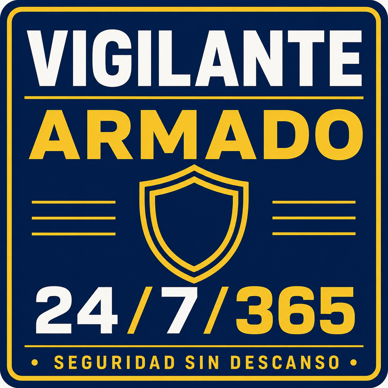 Vigilante armado 24/7/365